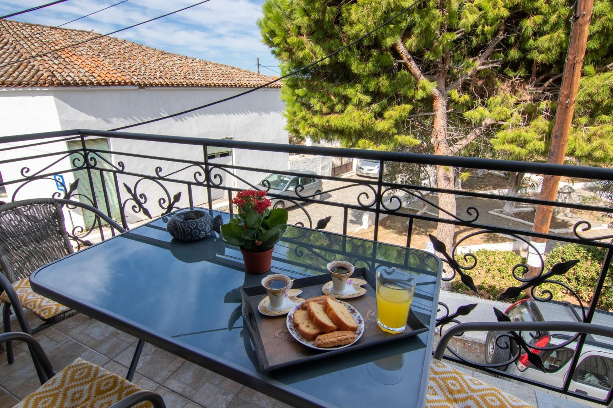 Traditional Stone House Apartment Moudhros Exterior photo